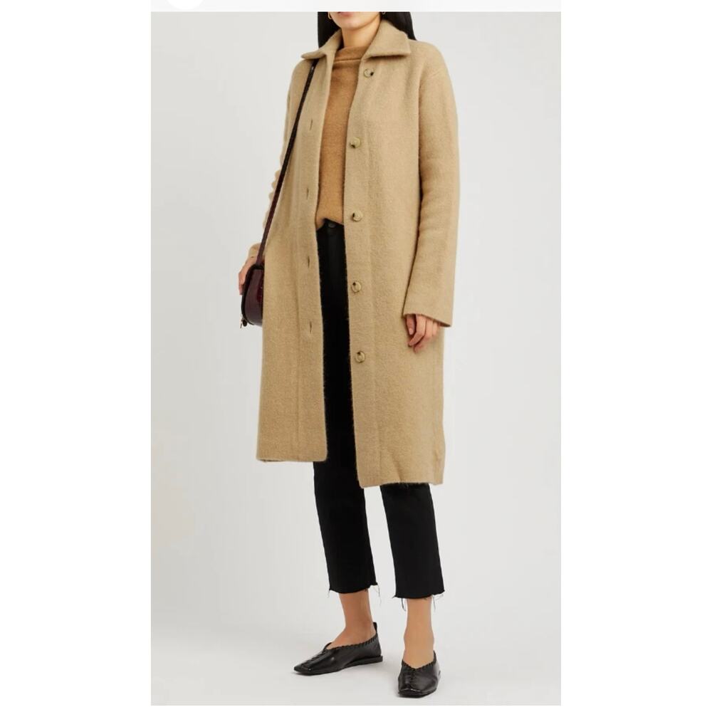 VINCE Wool-Alpaca Blend Knit Cardigan Coat - Size 2XL - Picture 4 of 10